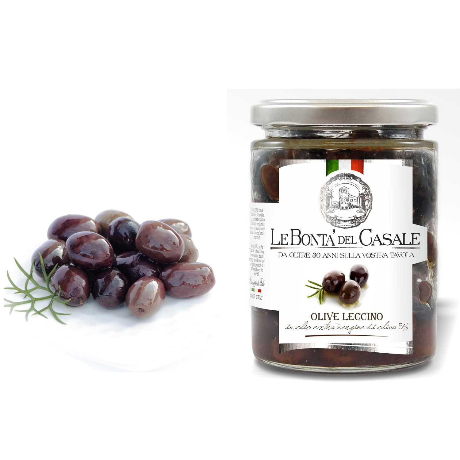 Оливки сорта "Леччино" в оливковом масле extravirgin