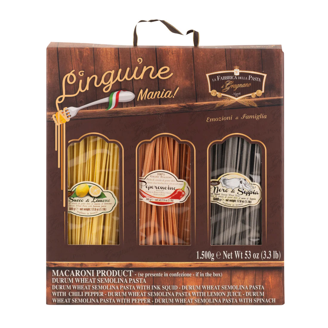 Набор подарочный "Лингвине Мания". Купить интернет-магазине Olivaitalia