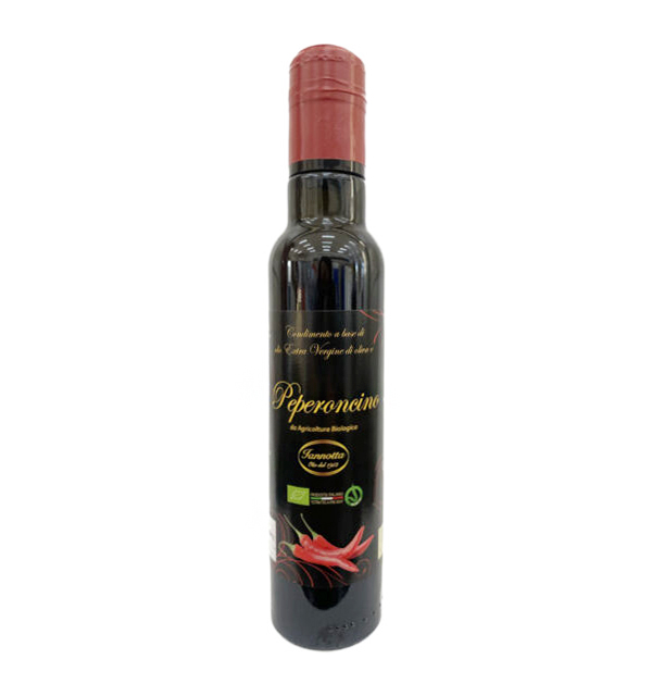 Масло оливковое БИО со вкусом красного острого перца, 250мл. Купить интернет-магазине Olivaitalia