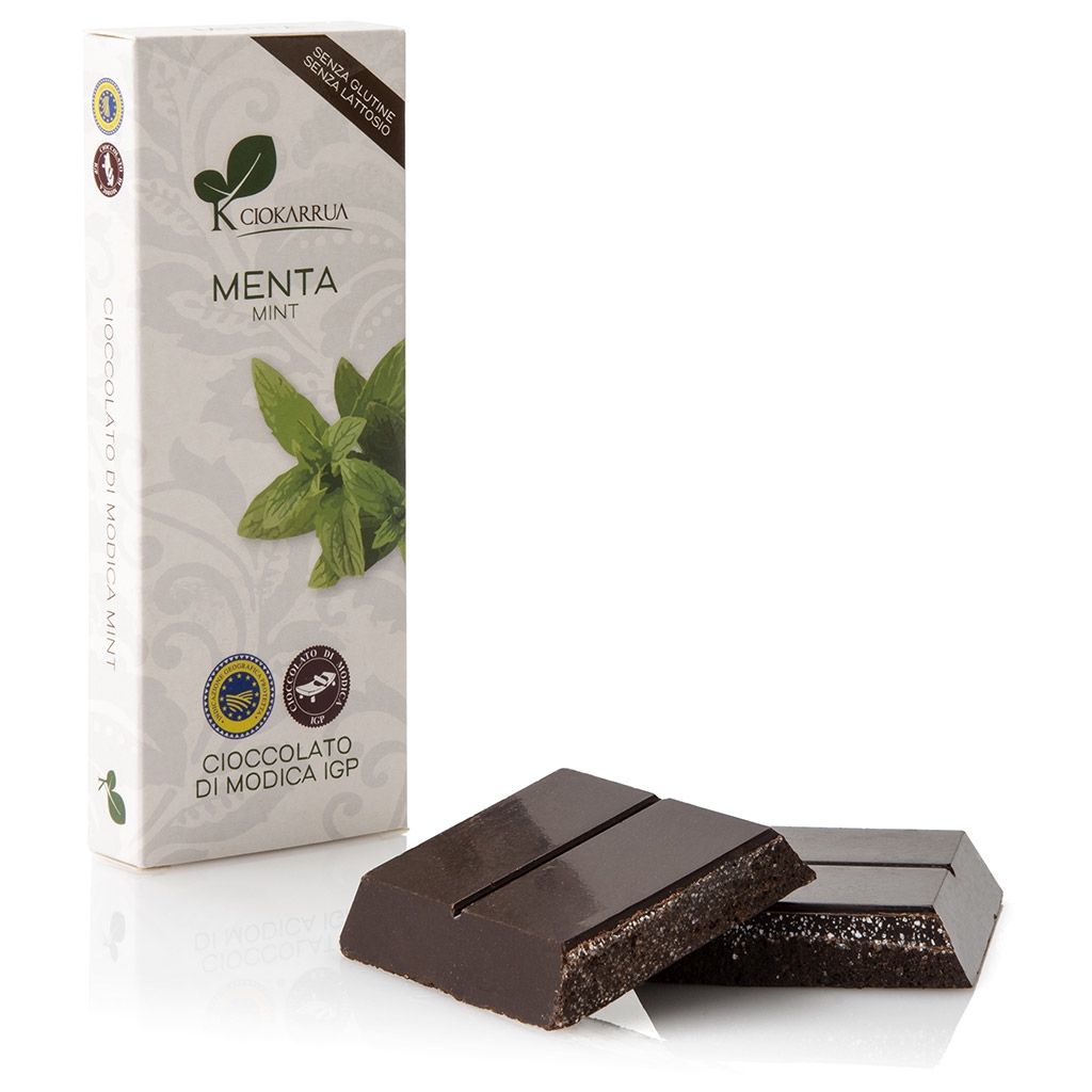 Шоколад с мятой из Модики IGP. Купить интернет-магазине Olivaitalia